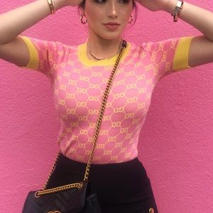 Pink lux top